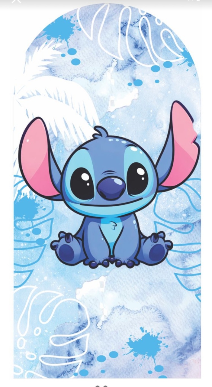 Painel Romano Sublimado Stitch Baby - Kasari Variedades
