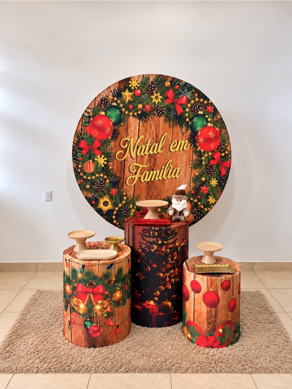 Kit Natalino 04 Natal Em Família - Kasari Variedades