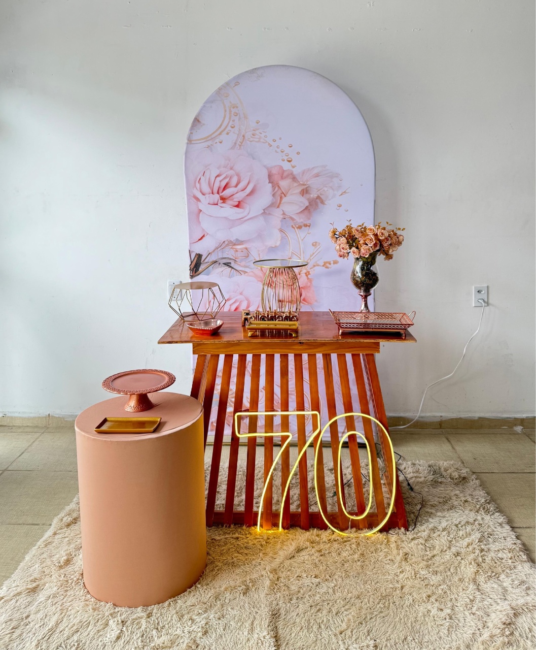 Kit Romano Floral Rose 03 - Kasari Variedades
