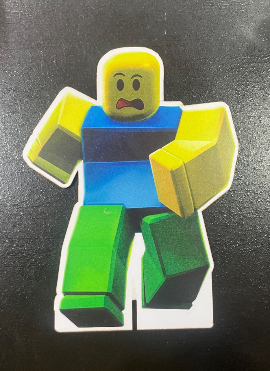 Totem de Mesa Roblox Amarelo - Kasari Variedades