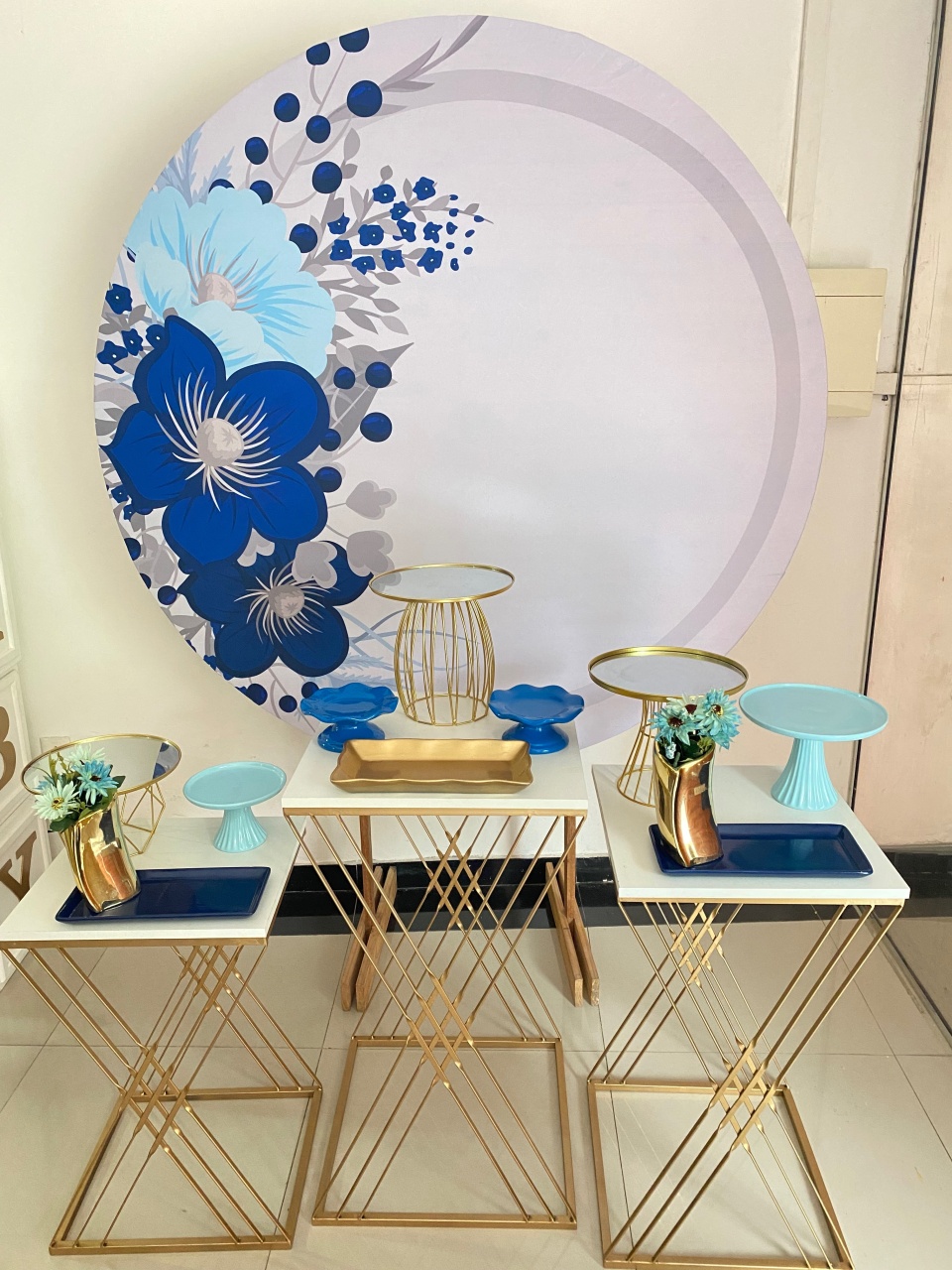 Kit Adulto Floral Azul - Kasari Variedades