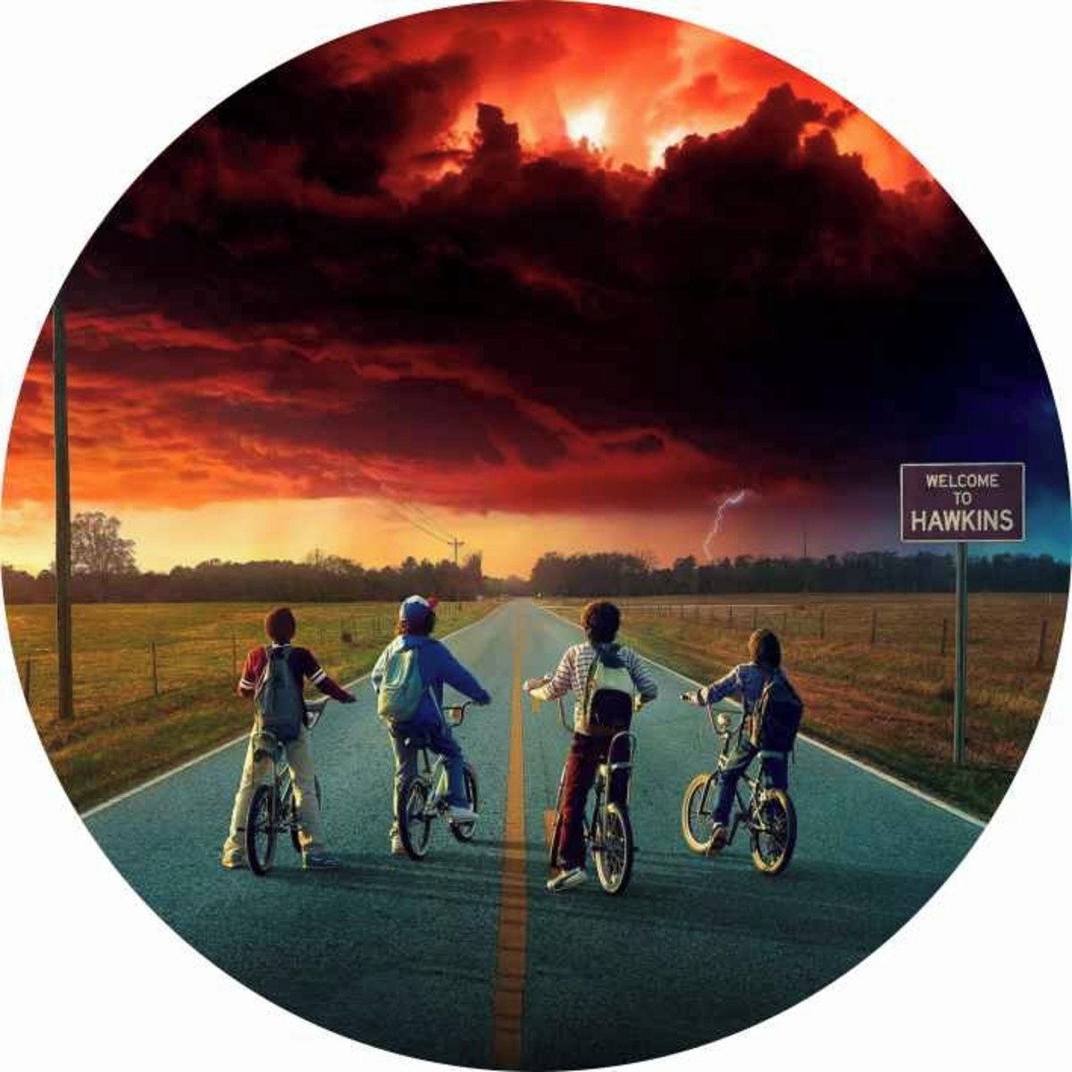 Sublimado Painel 50Cm Strangers Things - Kasari Variedades