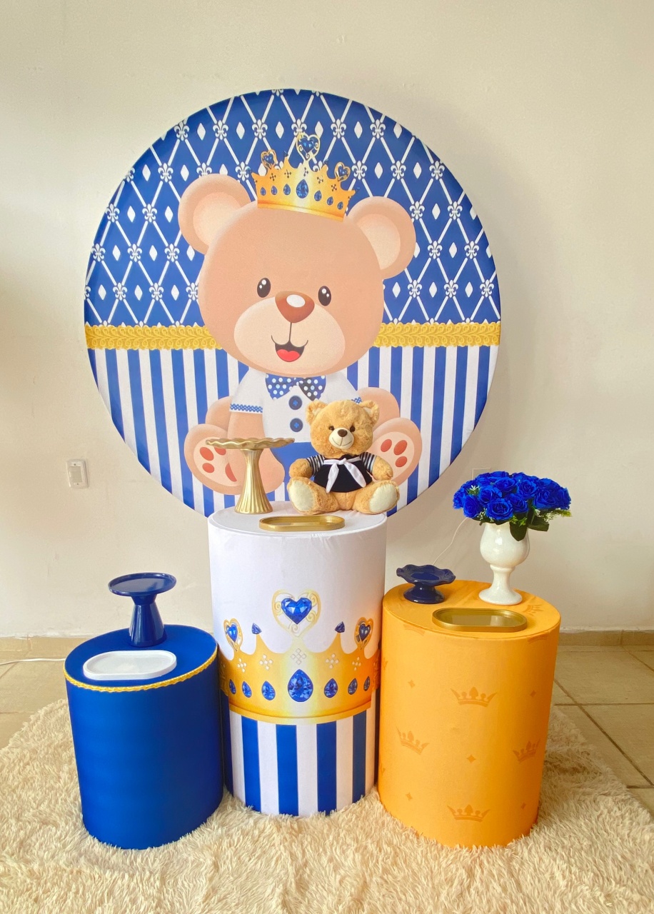 Kit Comemorar Ursinho Realeza - Kasari Variedades