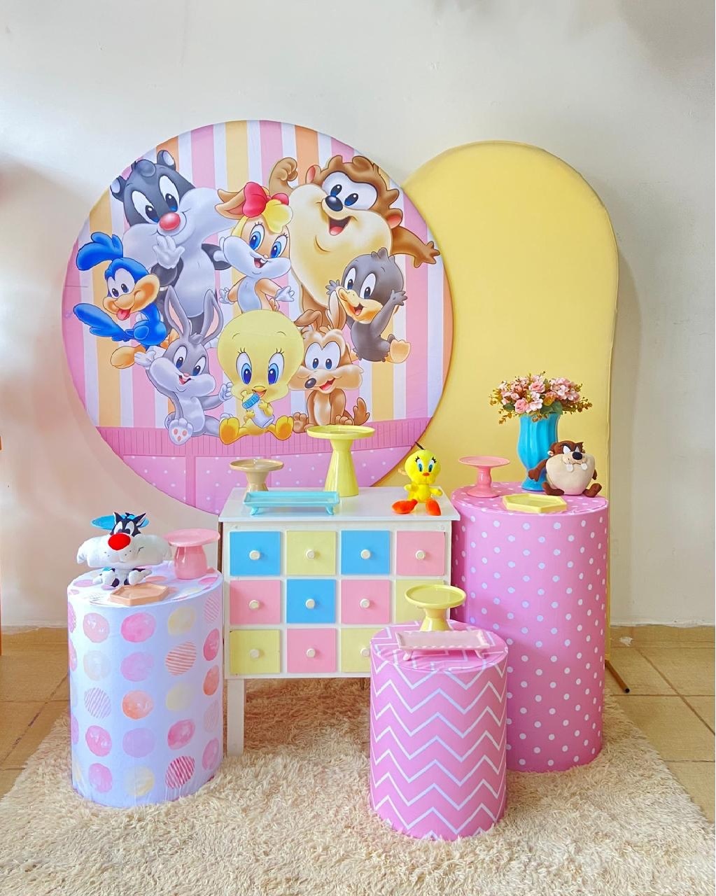 Luxo Looney Tunes Rosa  - Kasari Variedades