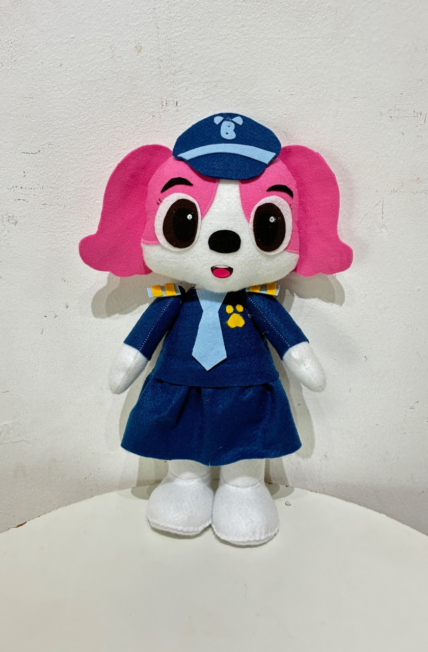 Boneco Policial Papilon - Kasari Variedades