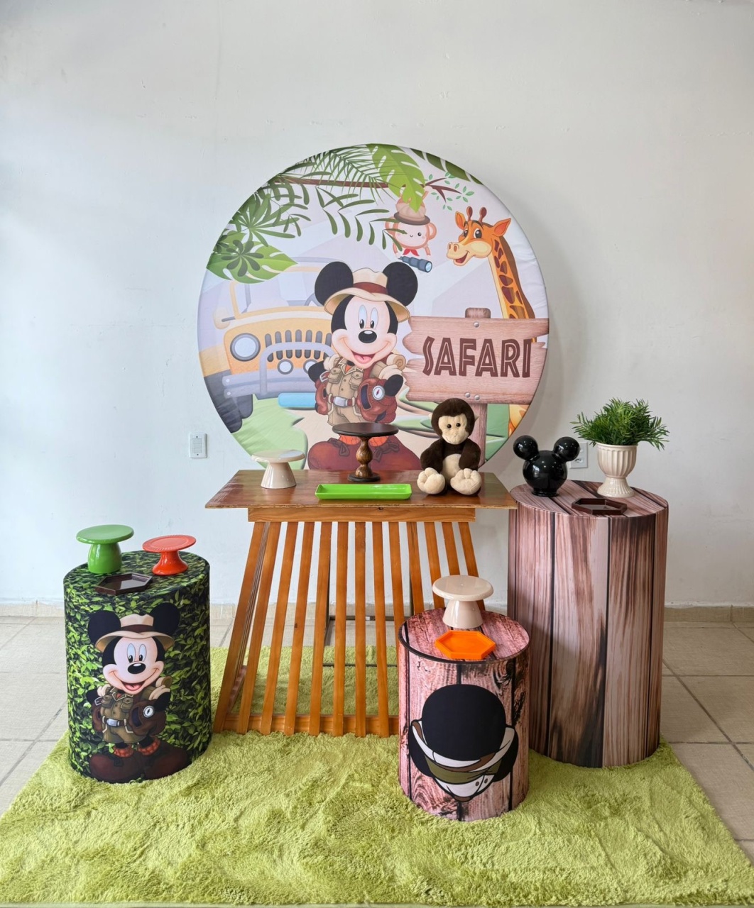 Kit Celebrar Mickey Safari - Kasari Variedades