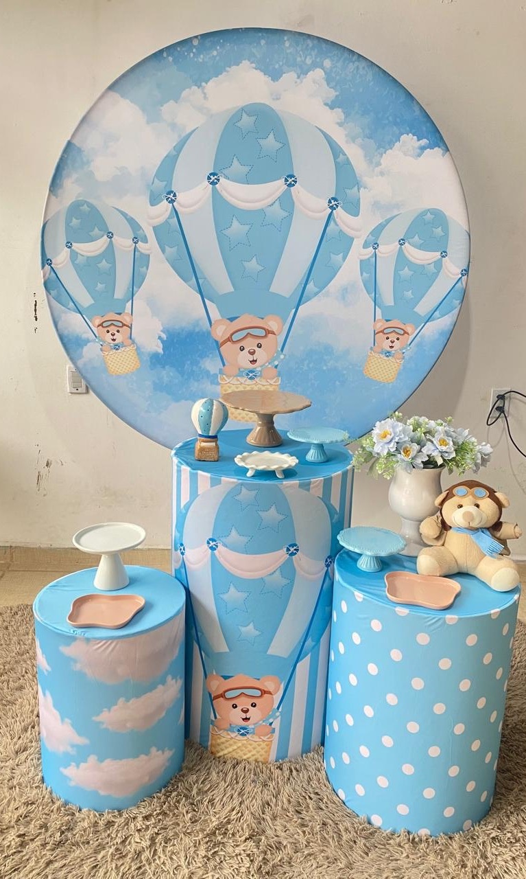 Chá de Bebê Ursinho Baloeiro - Kasari Variedades