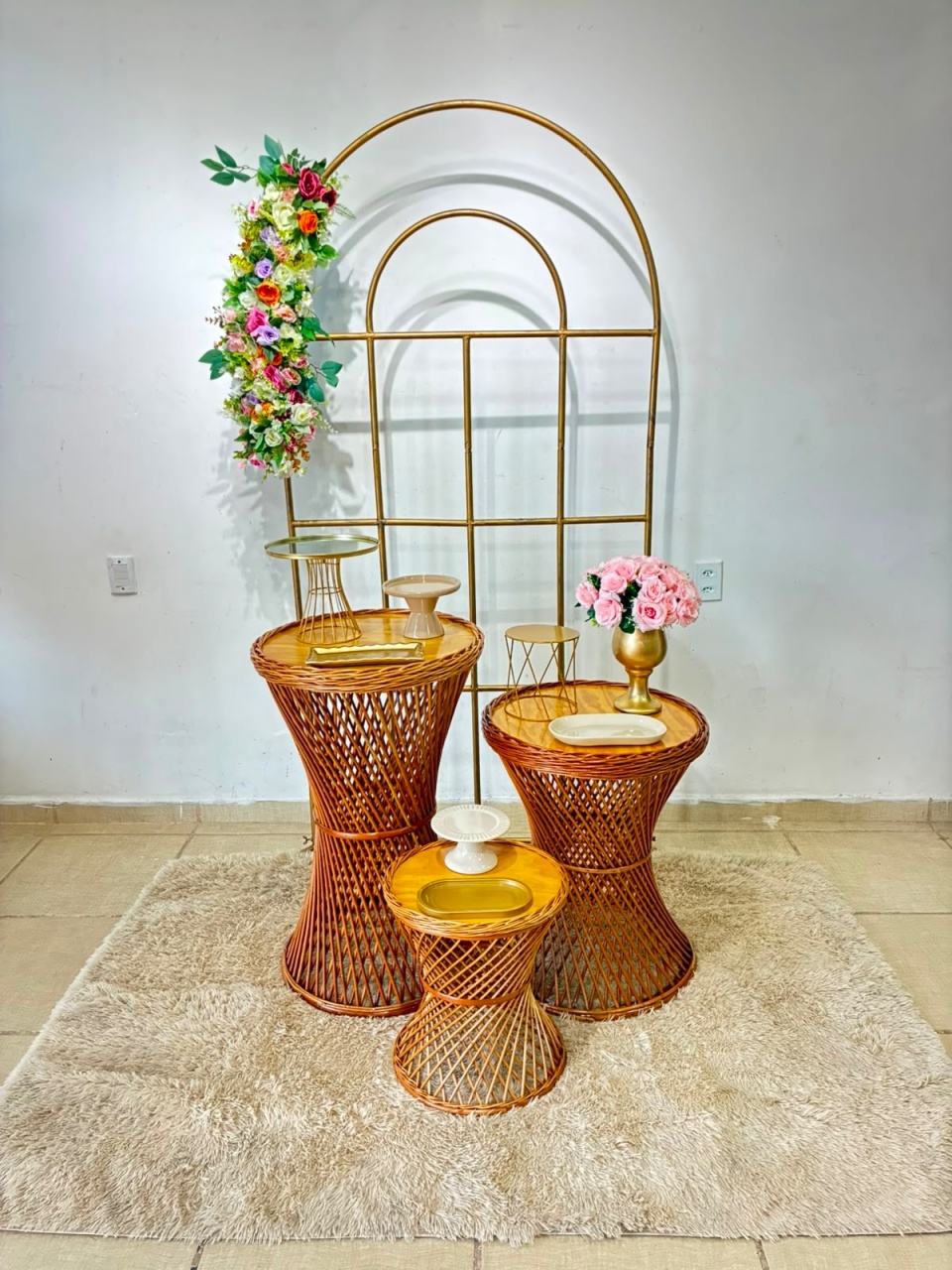 Kit Adulto Floral Vime - Kasari Variedades