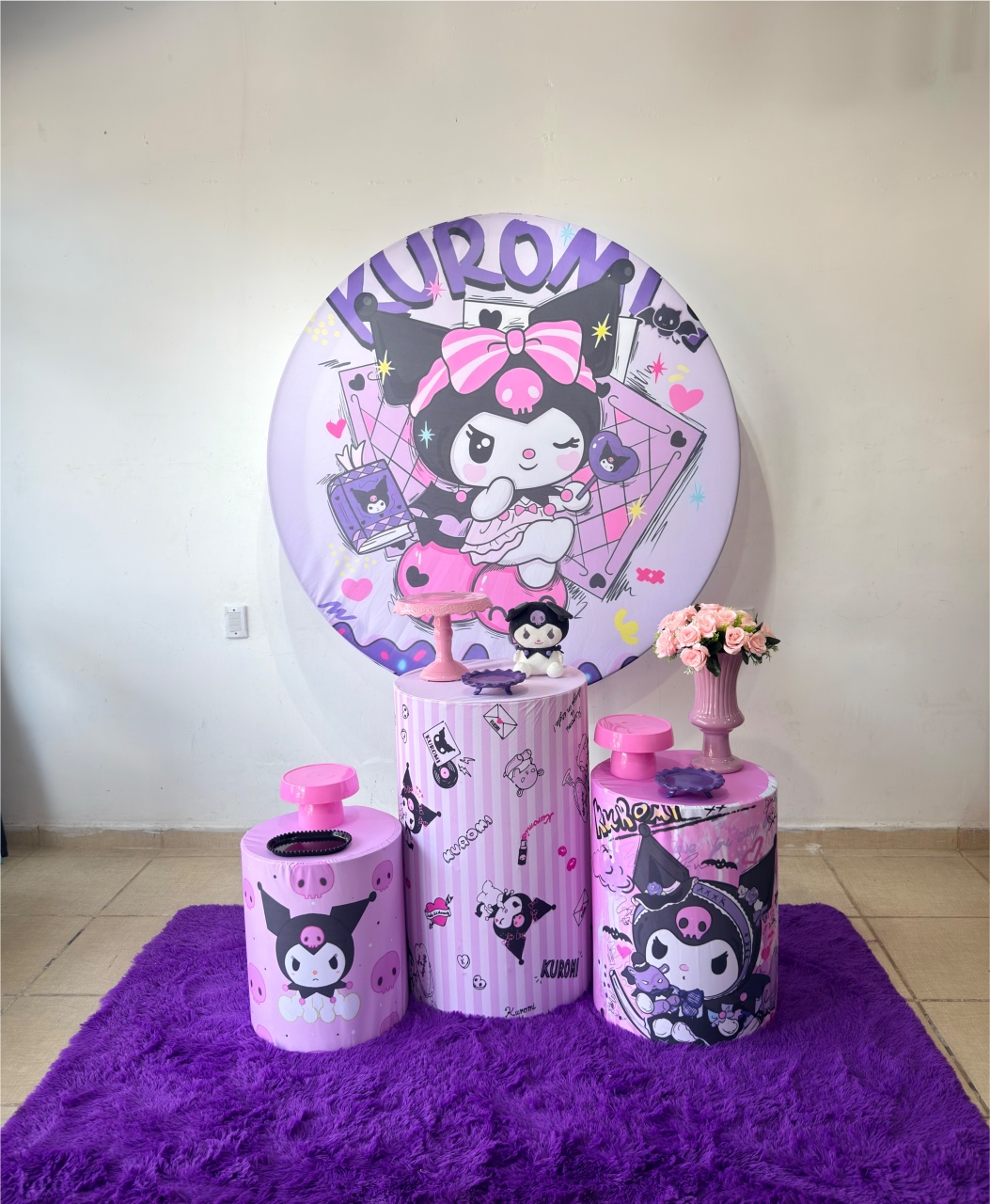 Kit Comemorar Kuromi - Kasari Variedades