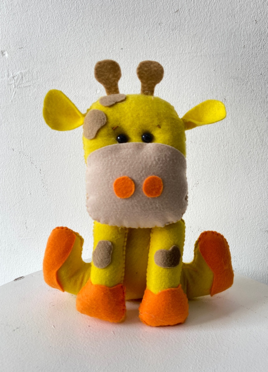 Boneco Feltro Girafa  - Kasari Variedades