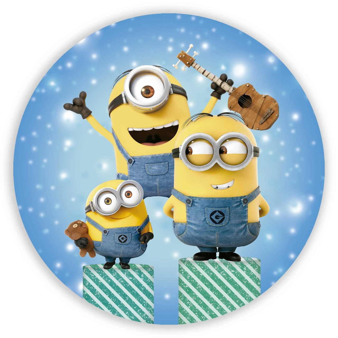 Sublimado Painel 50Cm Minions - Kasari Variedades