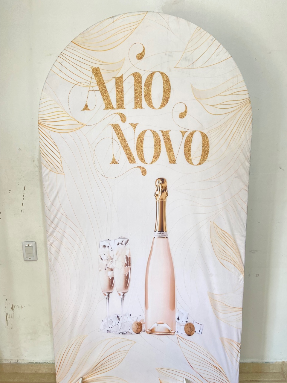 Sublimado Romano Ano Novo Dourado  - Kasari Variedades