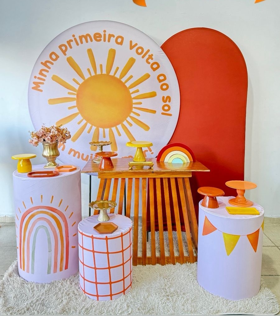 Kit Luxo Minha Primeira Volta Ao Sol 1 - Kasari Variedades