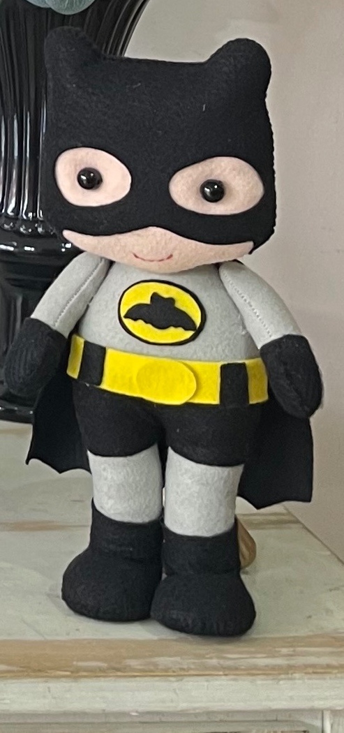 Boneco Batman Feltro - Kasari Variedades