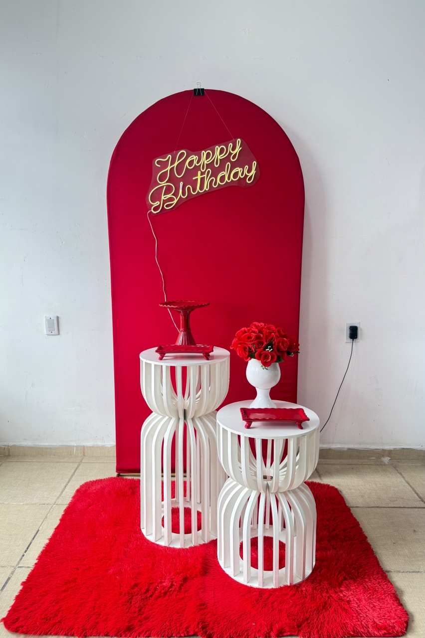 Kit Adulto Romano Vermelho E Branco - Kasari Variedades