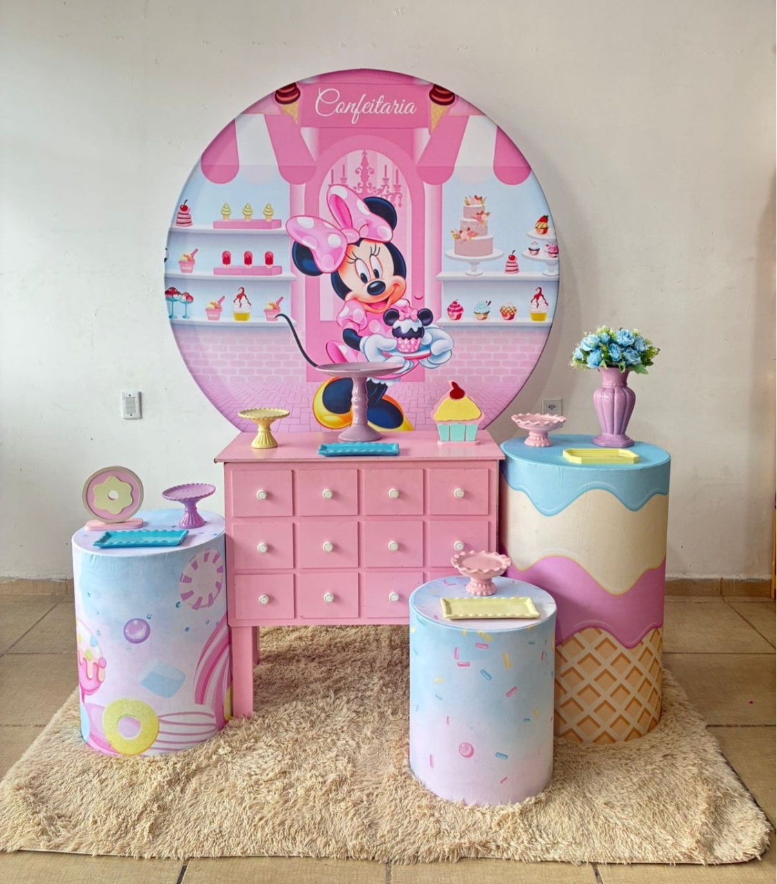 Kit Celebrar Minnie Confeira - Kasari Variedades