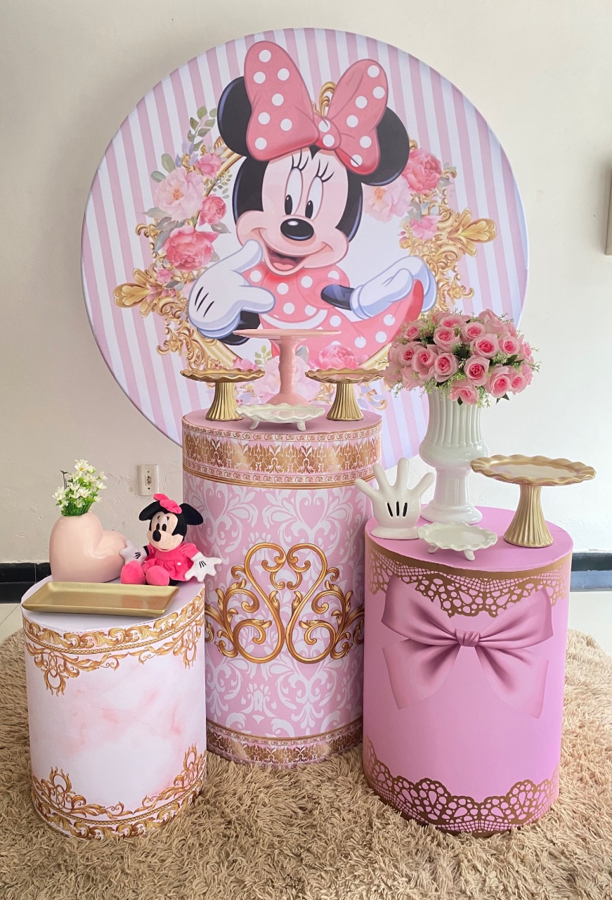 Comemorar Minnie Rosa - Kasari Variedades
