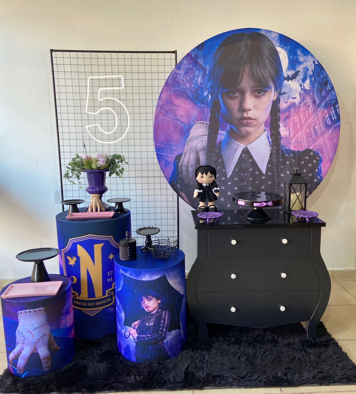 Kit Luxo Wandinha - Kasari Variedades