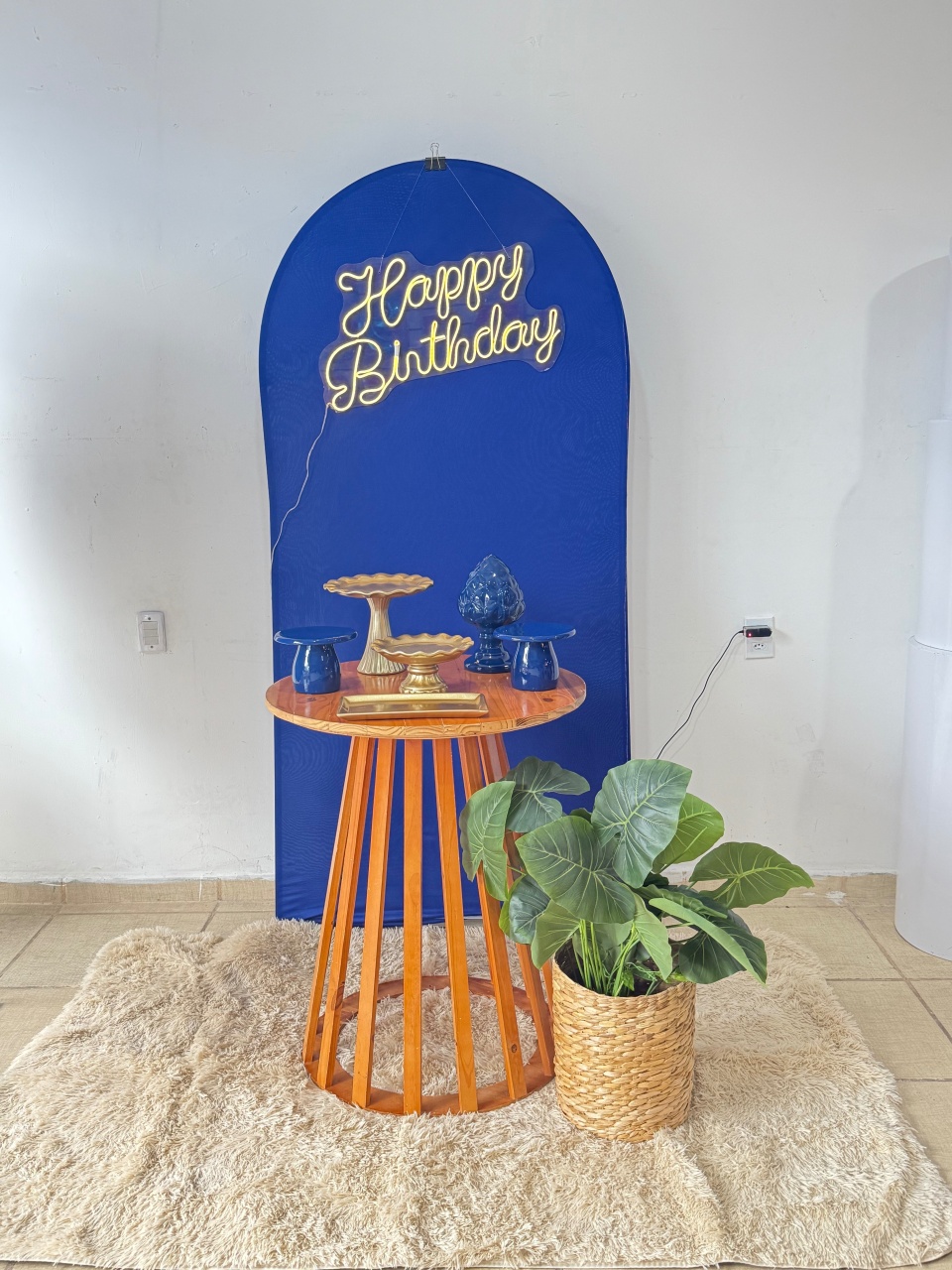 Kit Romano Adulto Azul Royal - Kasari Variedades