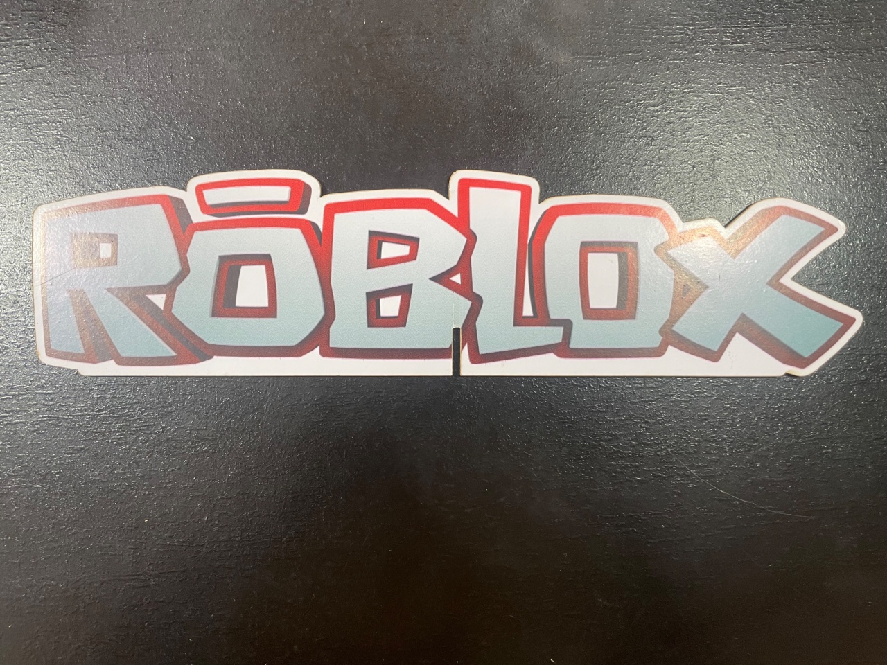 Totem de Mesa Roblox Escrita - Kasari Variedades