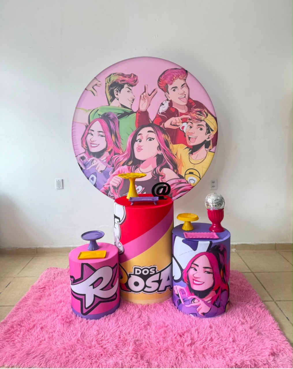 Kit Comemorar Os Rosas - Kasari Variedades