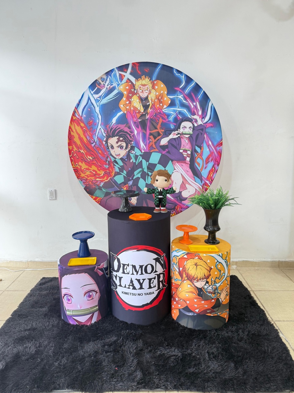 Kit Comemorar Demon Slayer - Kasari Variedades