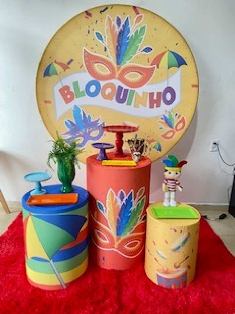 Comemorar Bloquinho de Carnaval - Kasari Variedades