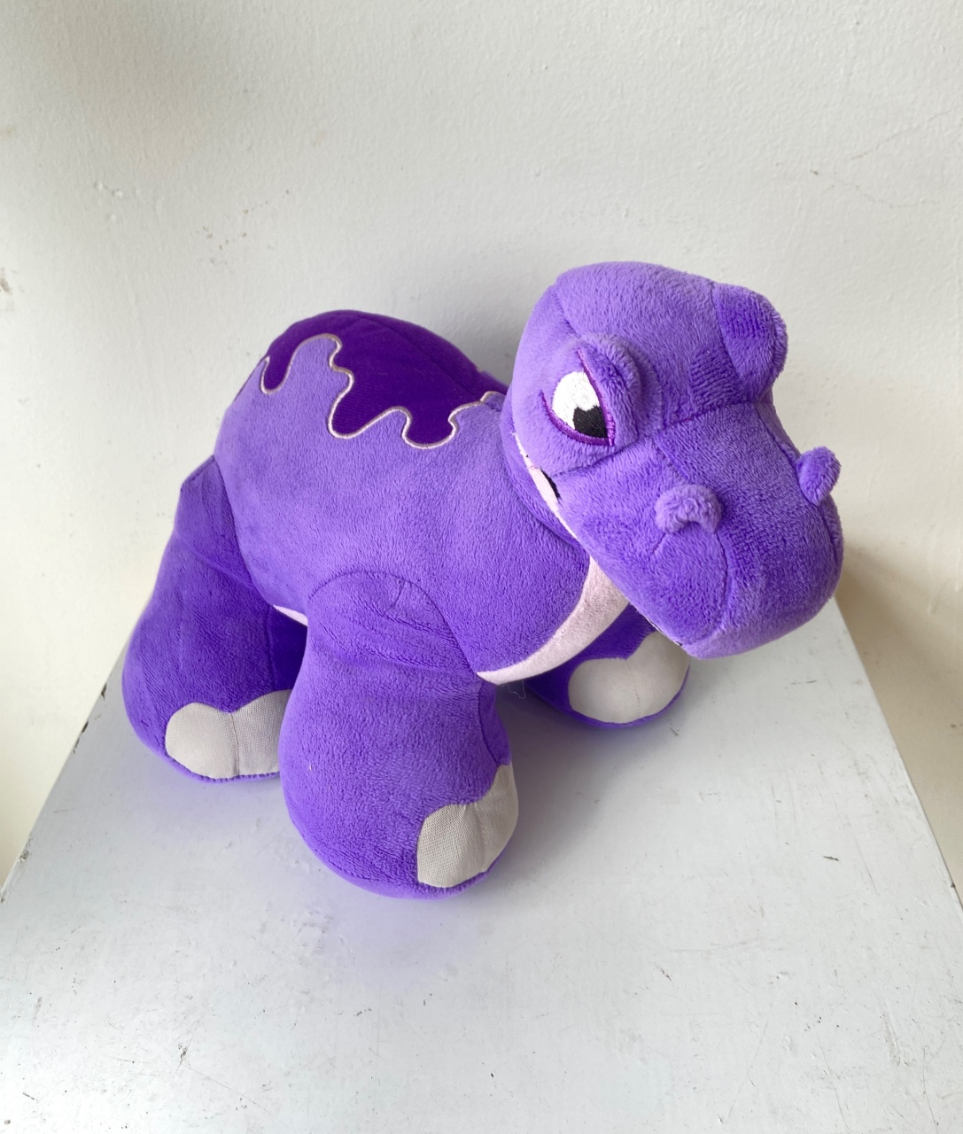 Boneco Dino Roxo Pelúcia - Kasari Variedades