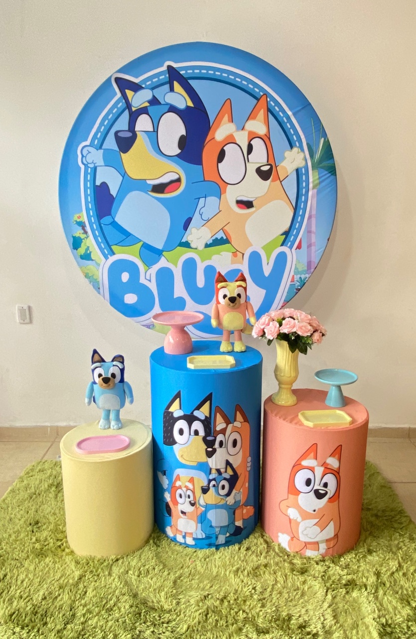 Comemorar Bluey E Bingo 02 - Kasari Variedades