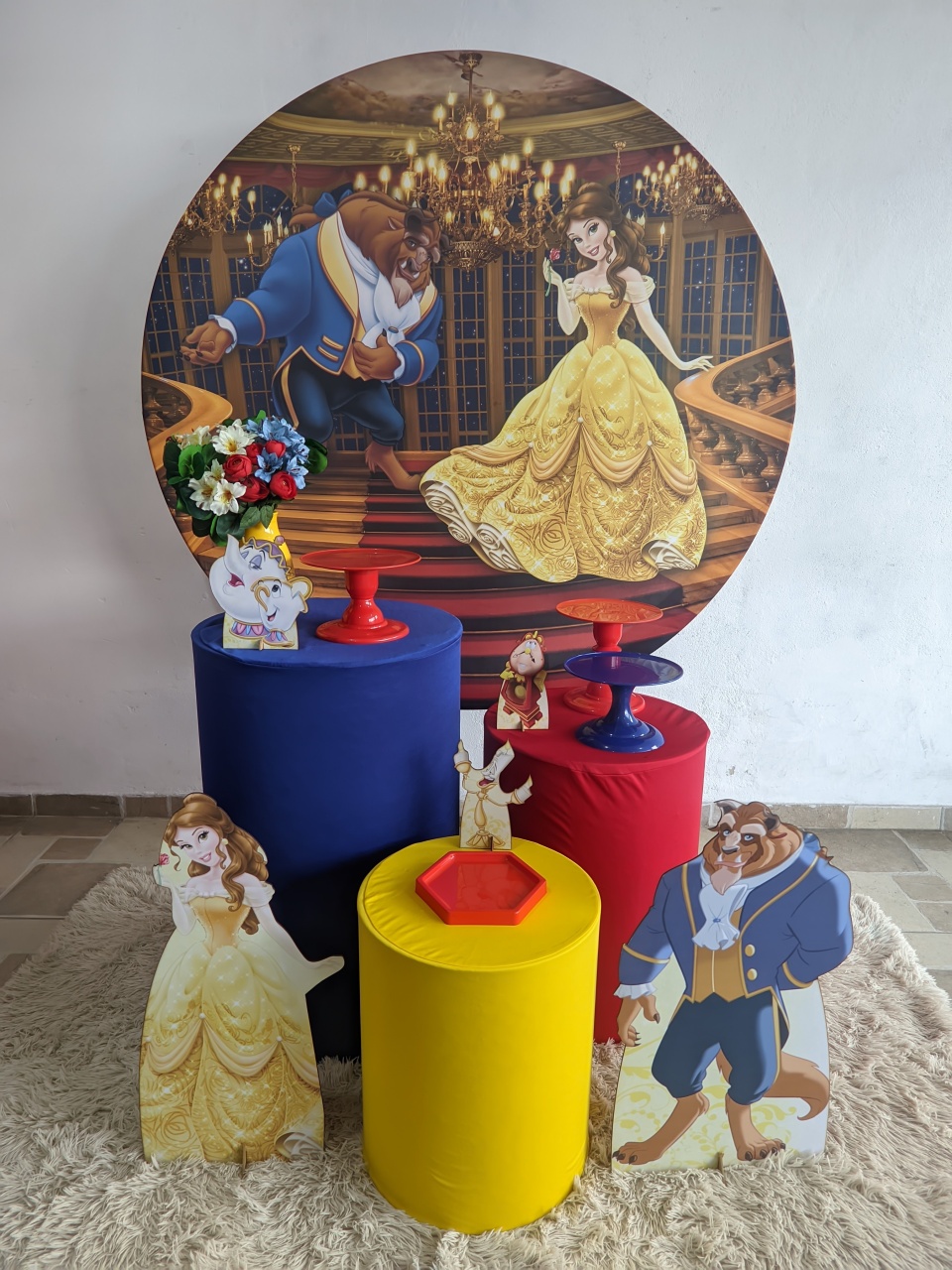Bela E Fera Kit Padrão  - vilafestiva