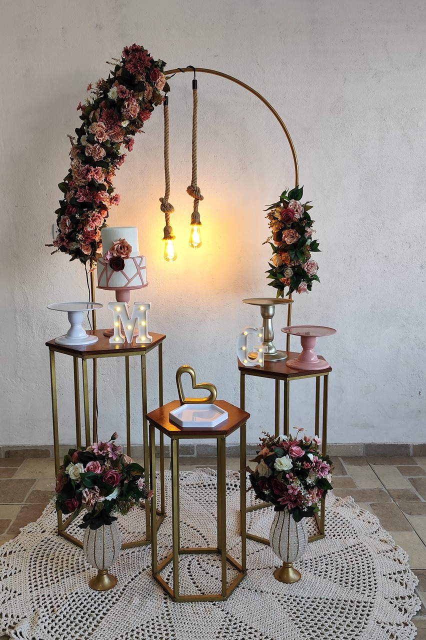 Kit Noivado Rose - vilafestiva