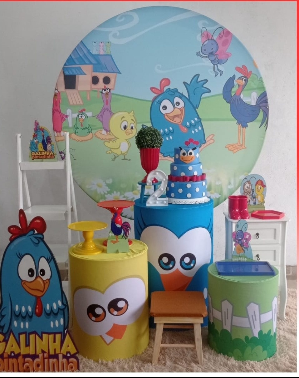 Galinha Pintadinha _Kit Vila - vilafestiva