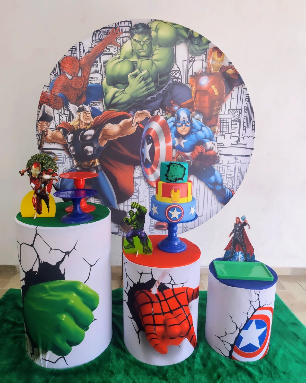 Vingadores _Kit Padrão  - vilafestiva