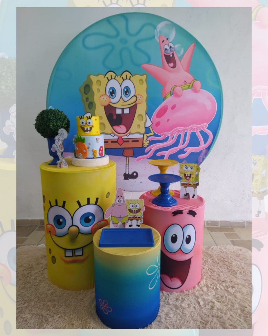 Bob Esponja _ Kit Padrão  - vilafestiva