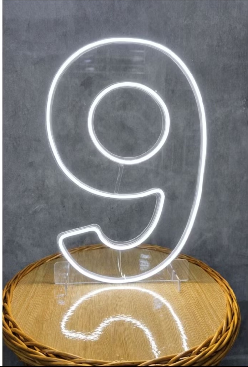 Número_9 Led 50 Cm  - vilafestiva