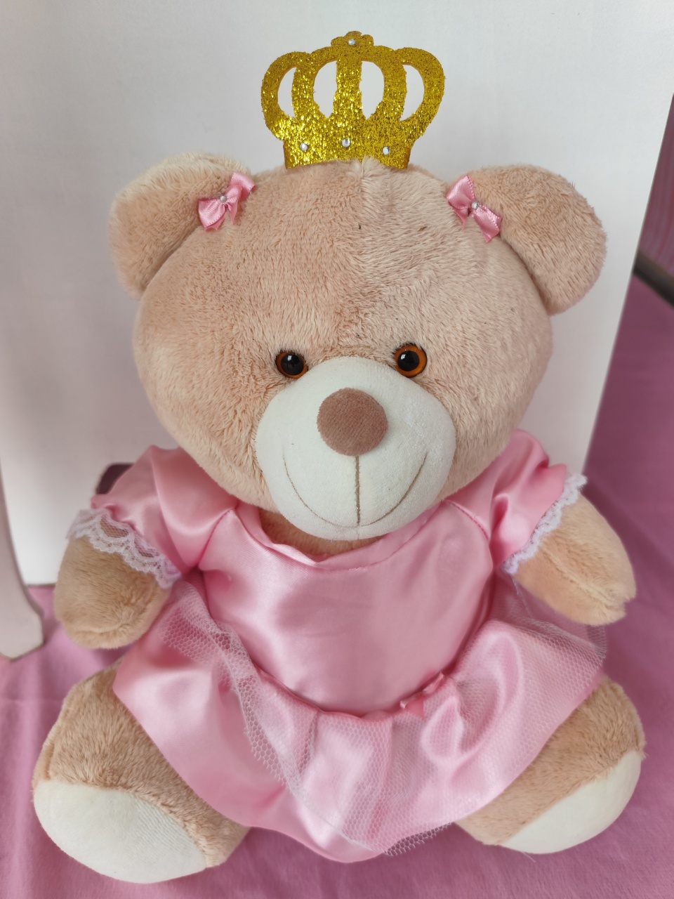 Pelúcia Ursinha Princesa 35 Cm - vilafestiva