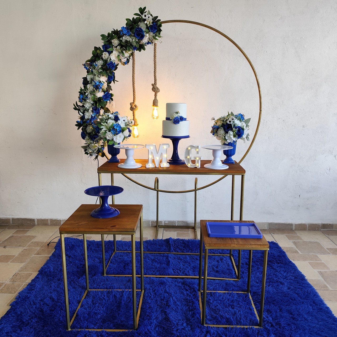 Kit Noivado Azul  - vilafestiva