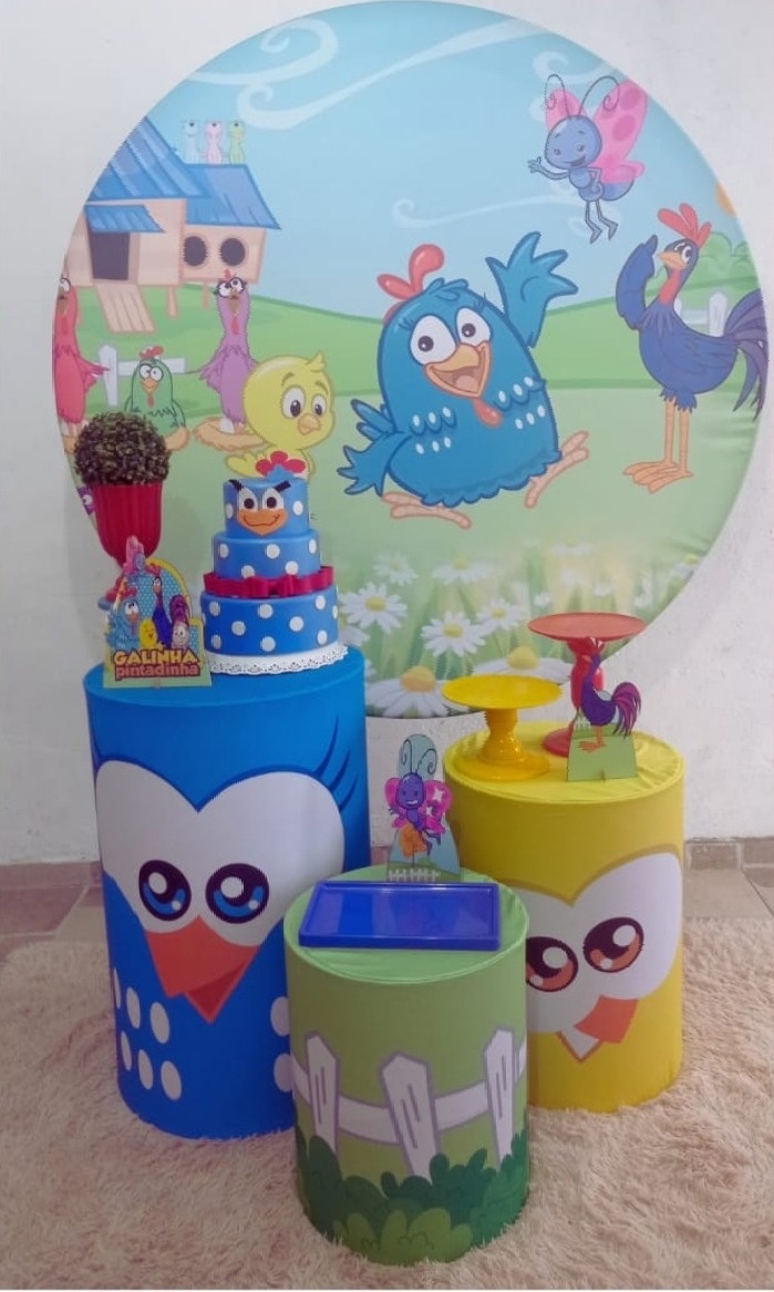 Galinha Pintadinha _Kit Padrão  - vilafestiva