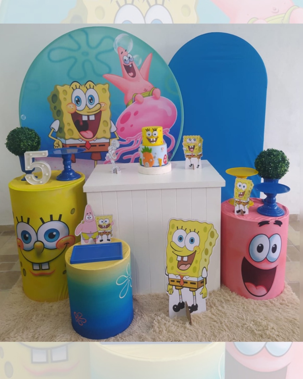 Kit Festejar: Bob Esponja  - vilafestiva