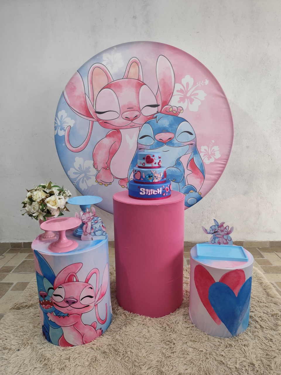 Angel E Stitch _Kit Padrão  - vilafestiva