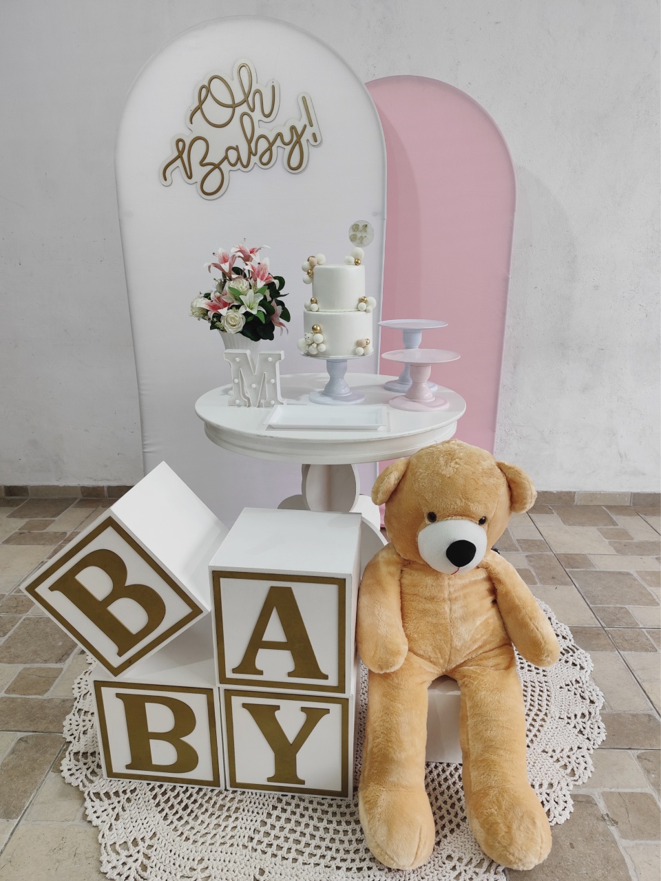 Oh Baby Composição Rosa - vilafestiva