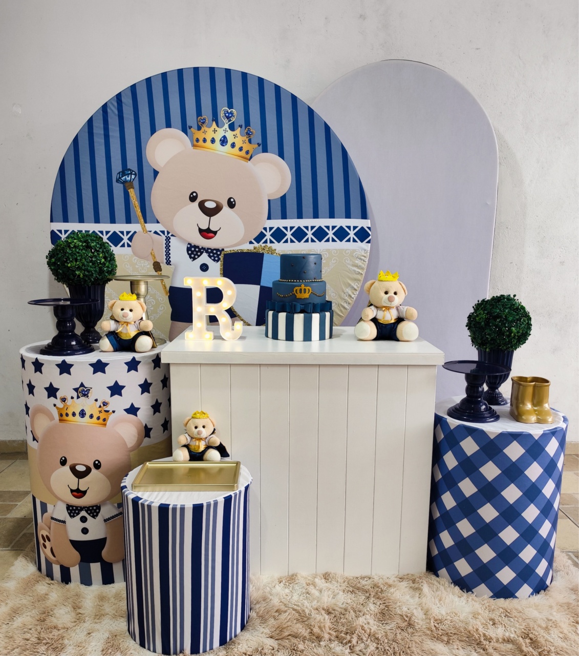 Ursinho Príncipe _Kit Festejar  - vilafestiva