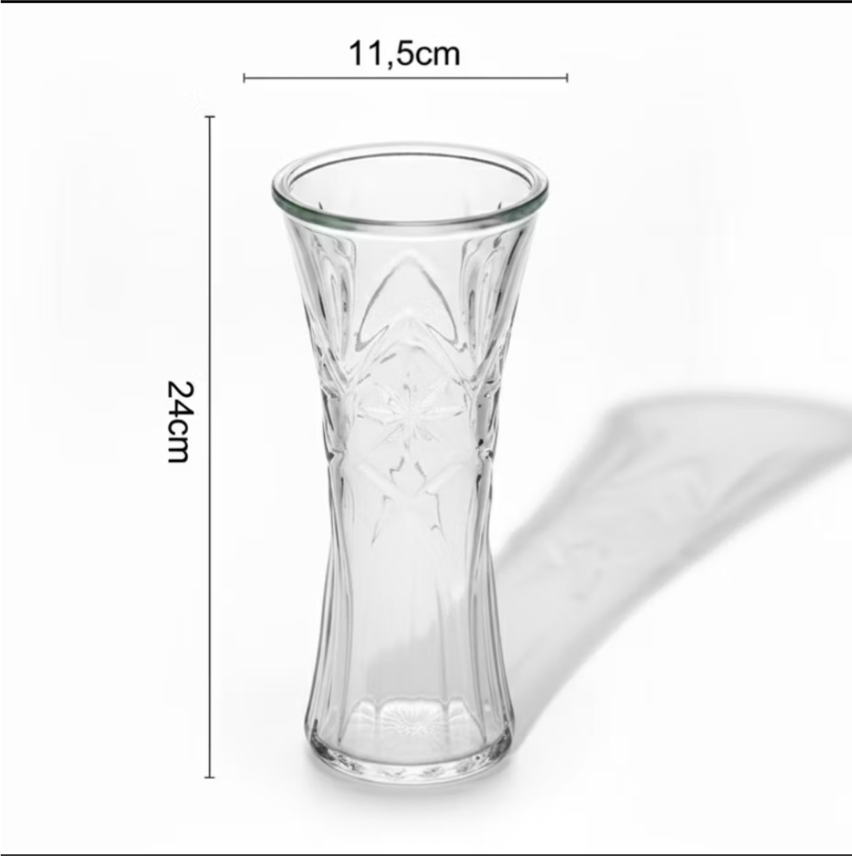 Vaso Cristal 24 Cm - vilafestiva
