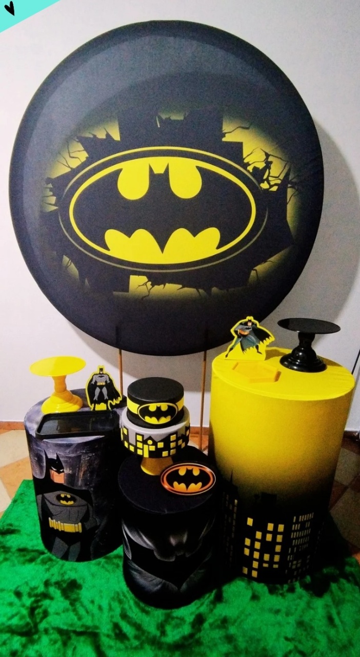 Kit Prata Batman  - Pegue Monte Jaque Moreno