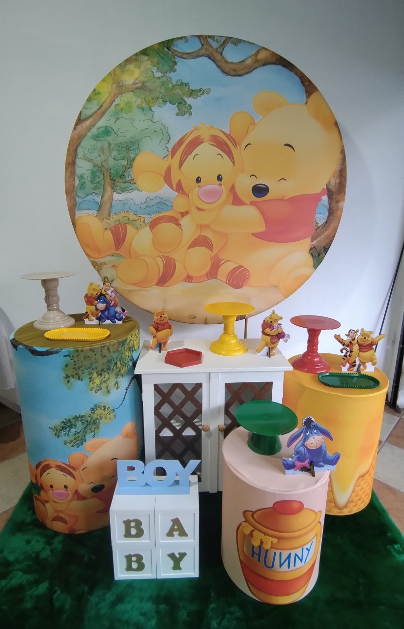 Kit Ouro Ursinho Pooh (Mod.1)   - Pegue Monte Jaque Moreno