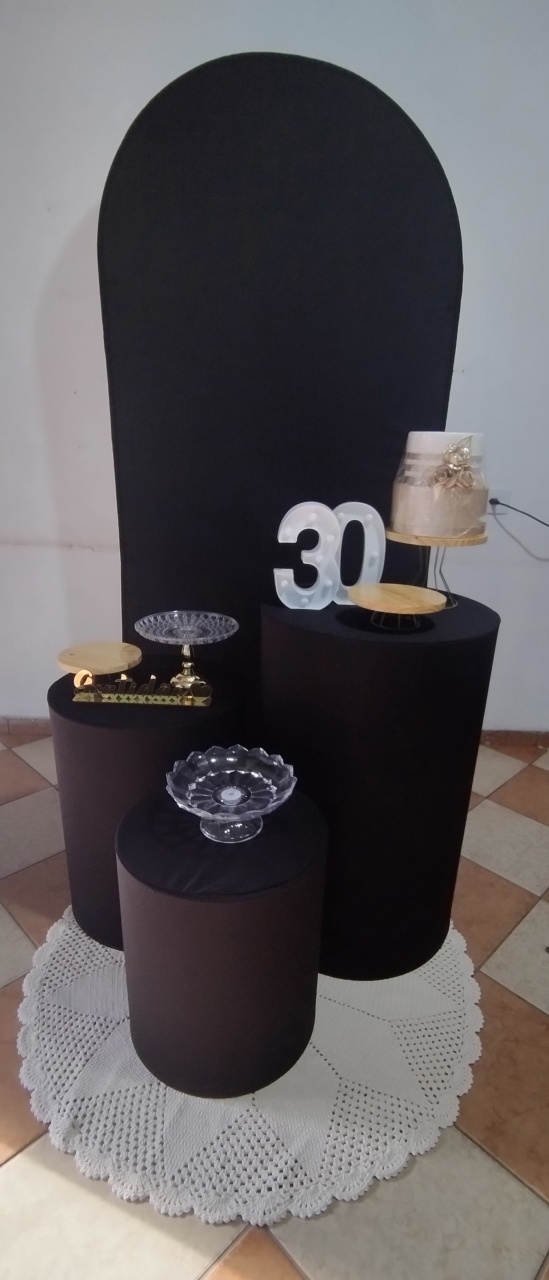 Kit Prata Liso Preto (Mod.4)  - Pegue Monte Jaque Moreno