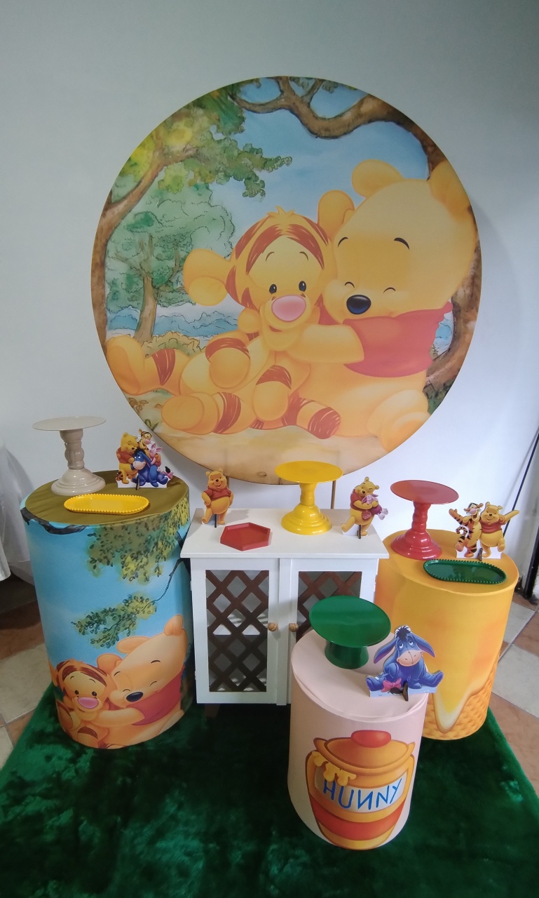 Kit Ouro Ursinho Pooh (Mod.2)   - Pegue Monte Jaque Moreno