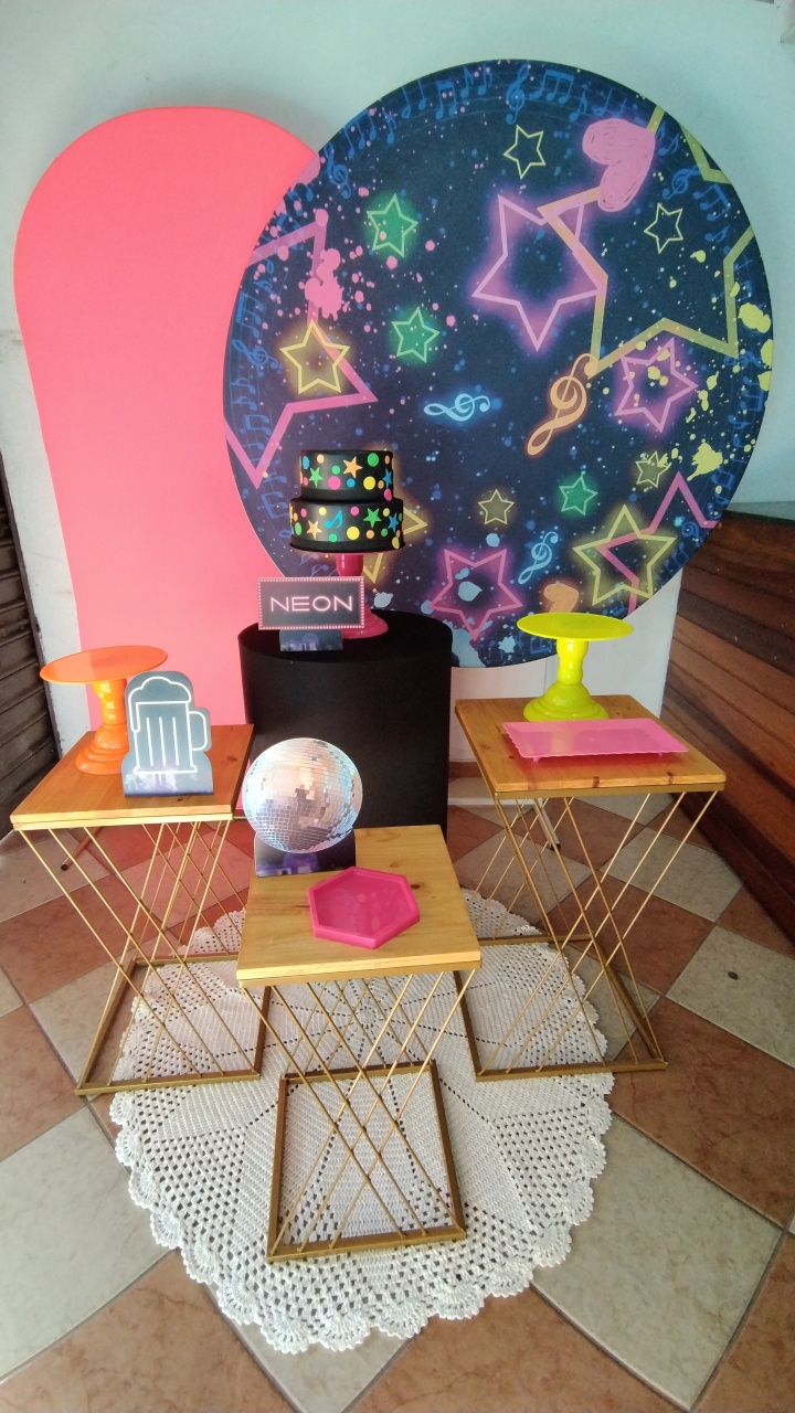 Kit Diamante Estrela Neon (Mod. 2) - Pegue Monte Jaque Moreno