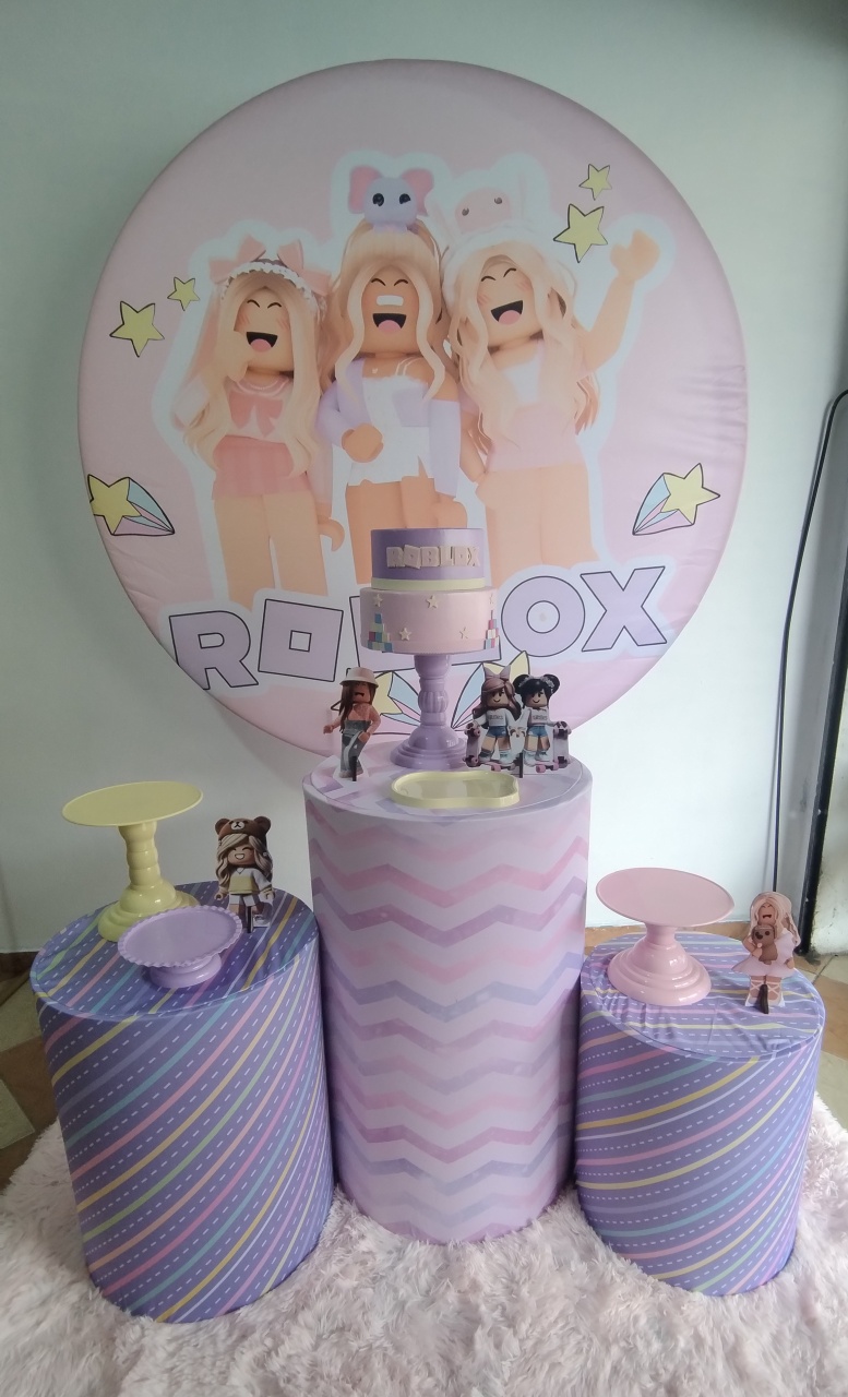 Kit Prata Roblox Rosa - Pegue Monte Jaque Moreno