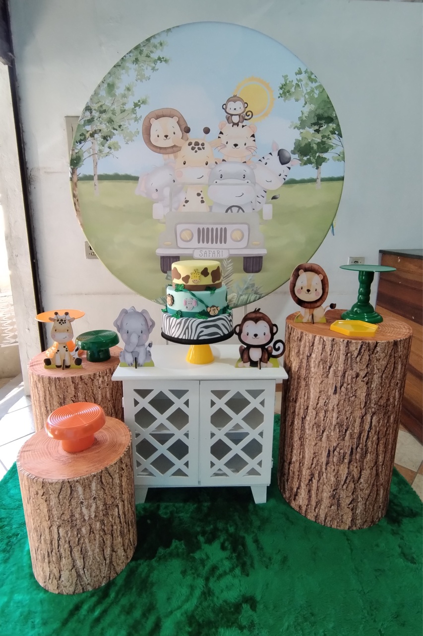 Kit Ouro Safari Cute - Pegue Monte Jaque Moreno